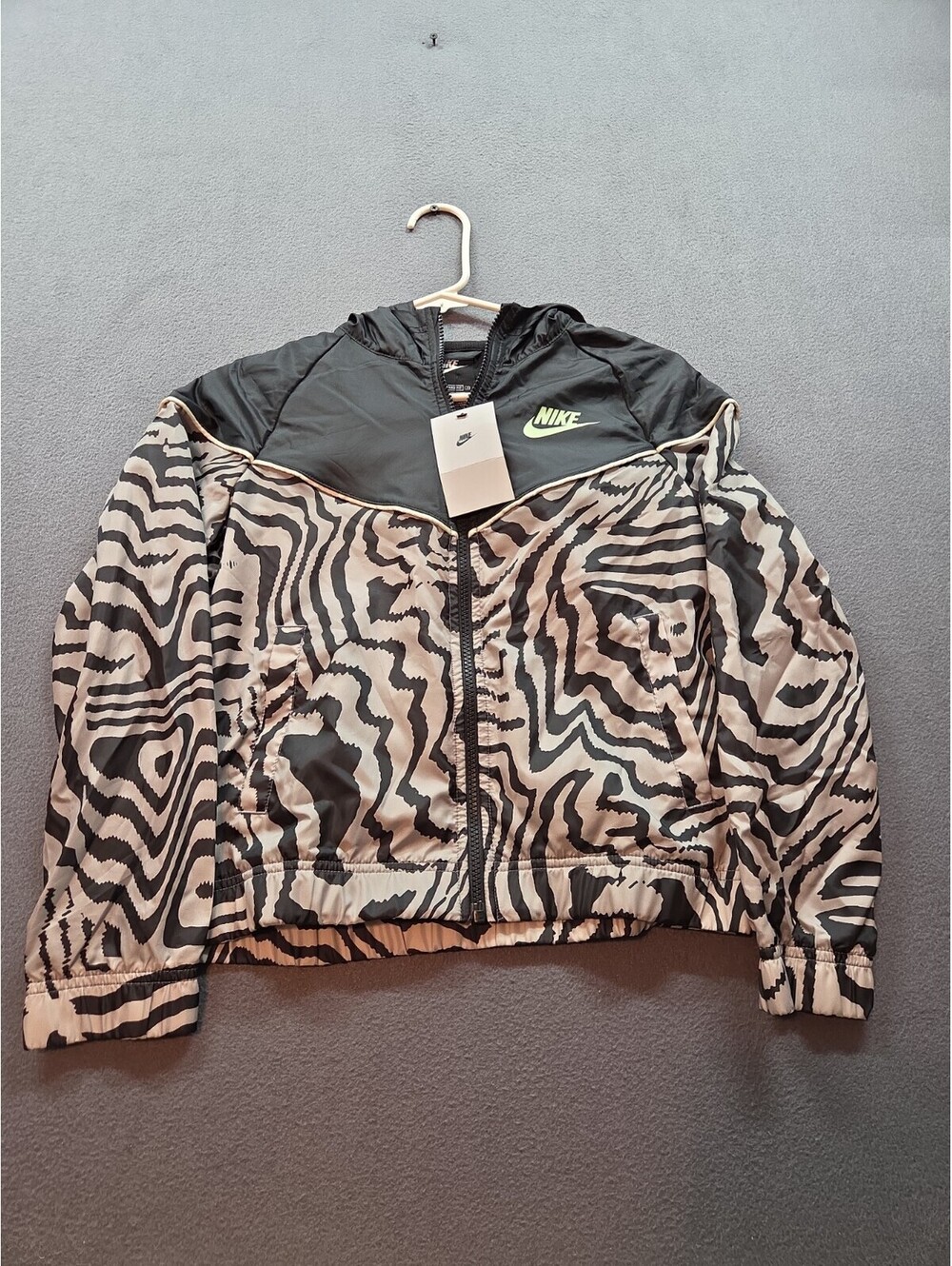 girl's hooded zip up jacket by Nike size L